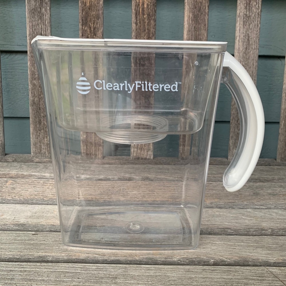 Clearly Filtered Water Pitcher 10 Cup Affinity Filtration Tech BPAFree NO FILTER